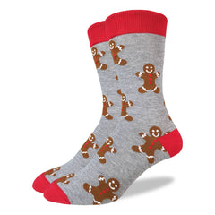 Gingerbread Christmas Men's Crew Socks