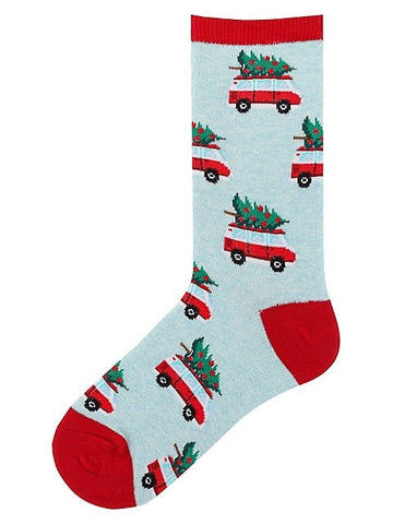 Christmas Van Kids Crew Socks (M/L)