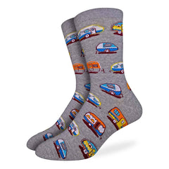 Happy Campers Men's Crew Socks