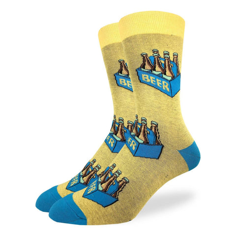 Six Pack of Beer Men's Crew Socks