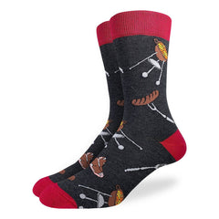 BBQ Men's Crew Socks