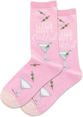 Mama Needs a Cocktail Women's Crew Socks