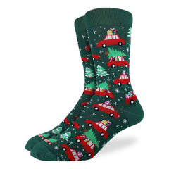 Christmas Trees Men's Crew Socks