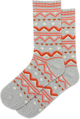 Fair Isle Boot Women's Crew Socks