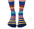 Color Bands Men's Crew Socks