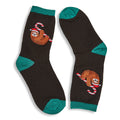 Candy Cane Sloth Kids Crew Socks (M/L)