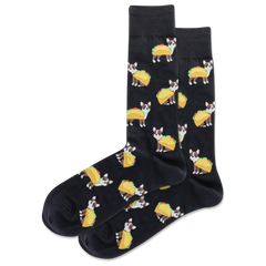 Taco Terrier Kids Crew Socks (M/L)