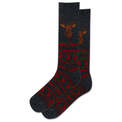 Deer Boot Socks Men's Crew Sock