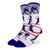 Hockey, Blue & White Men's Crew Socks